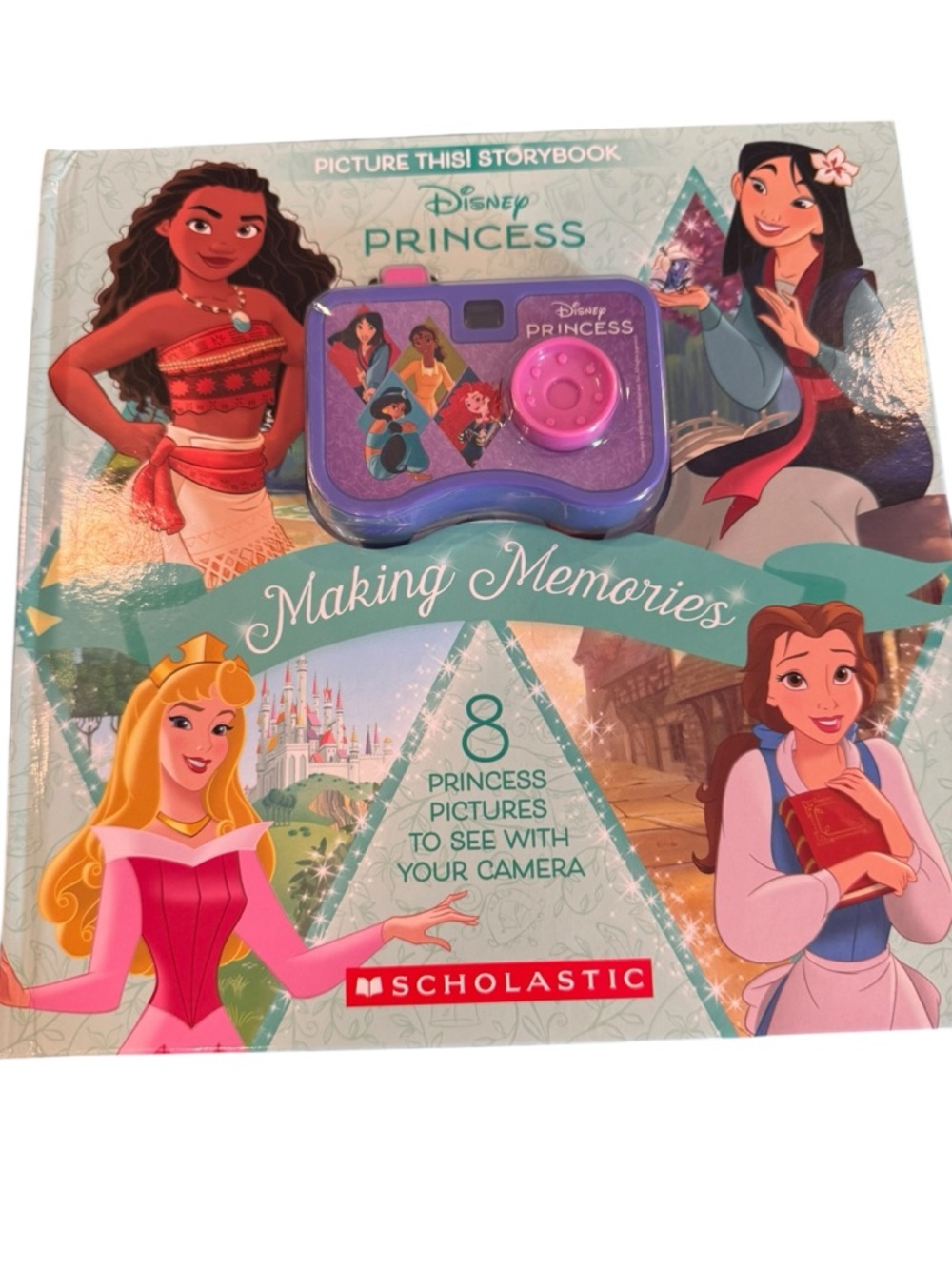 Disney Princess Purple Toy Camera & Storybook Set